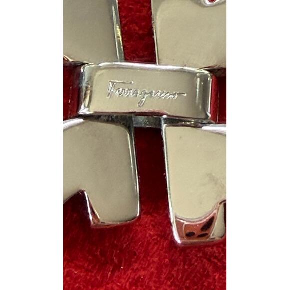 Salvatore Ferragamo Keychain - Silver Keychains, Accessories  Salvatore Ferragamo Men Gancini Keychain - Silver Key Ring